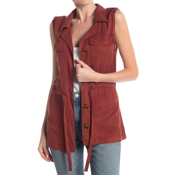Sanctuary City Vest Button Front in Dusk NWT Size Small - Picture 1 of 5